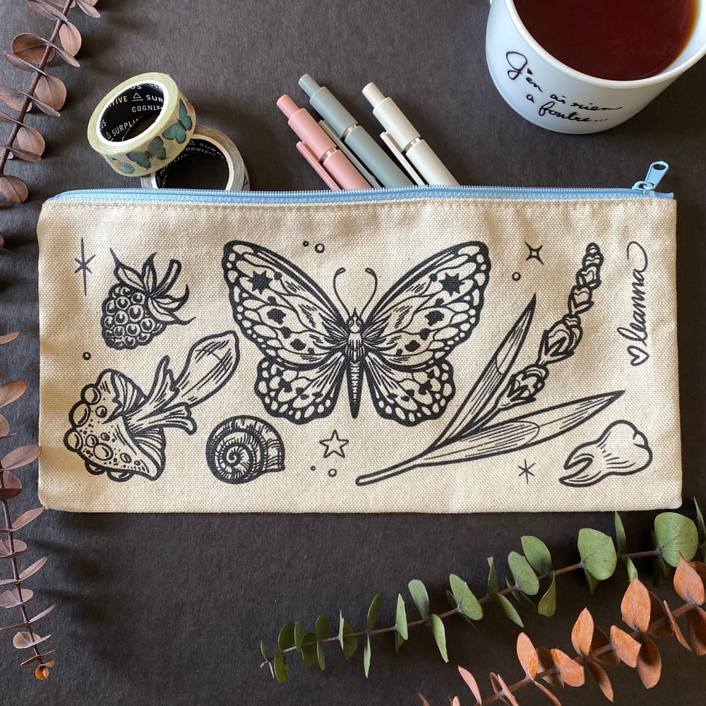 Image of Butterfly Zipper Pouch