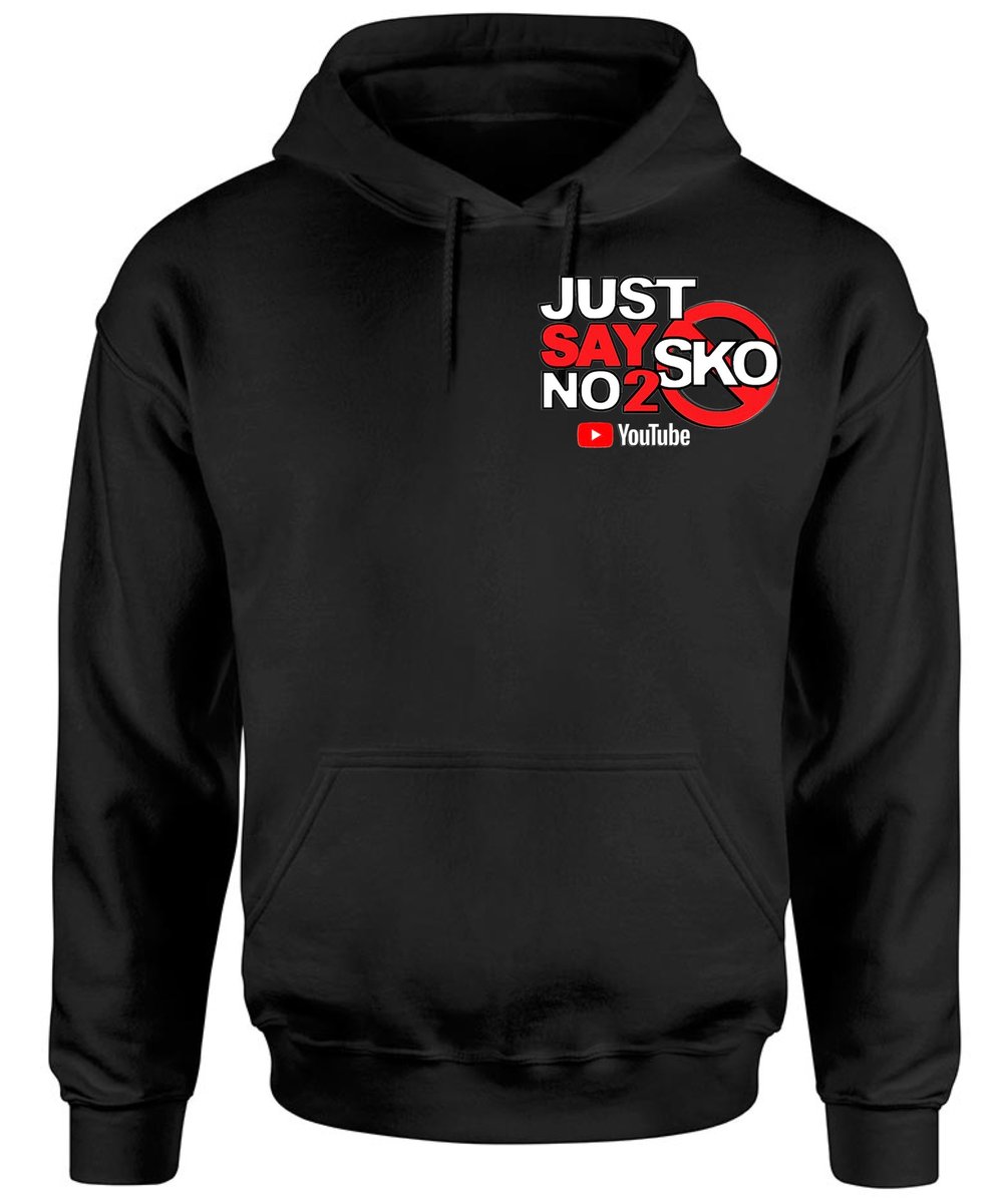 Just Say No 2 Sko YouTube Tee x Hoodie