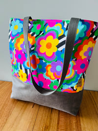 Image 4 of Fabric Tote - Bright Summer