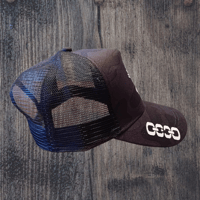 Image 4 of Midnight Camo Signature Trucker Cap