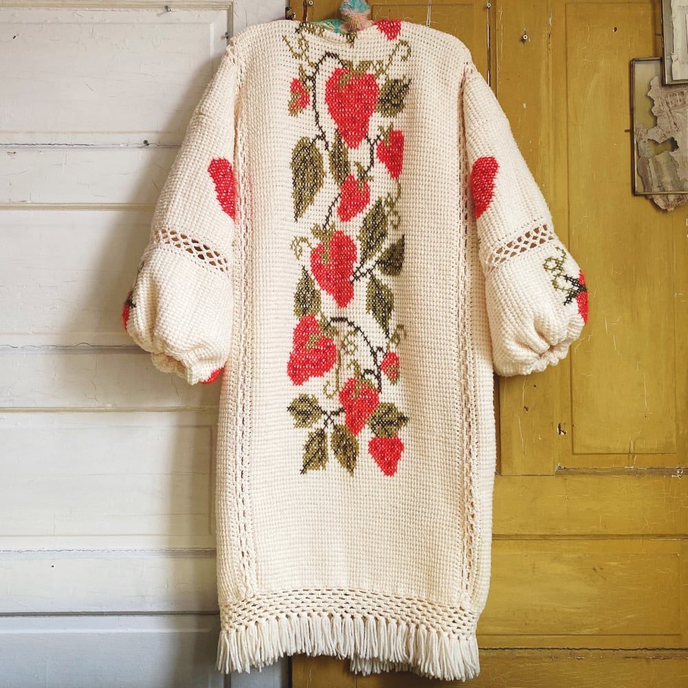 Image of Sweetest Strawberry Granny Sweater