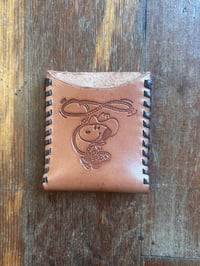 Image 1 of Snoopy Card Holder (Dark brown lace) 