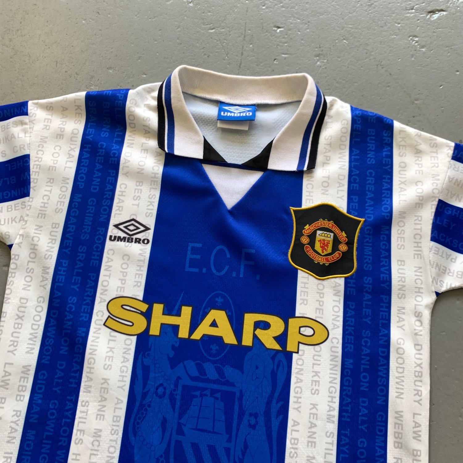 Image of 94/96 Manchester United third shirt size small 