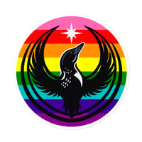 Image 4 of Pride Rebel Loon Stickers