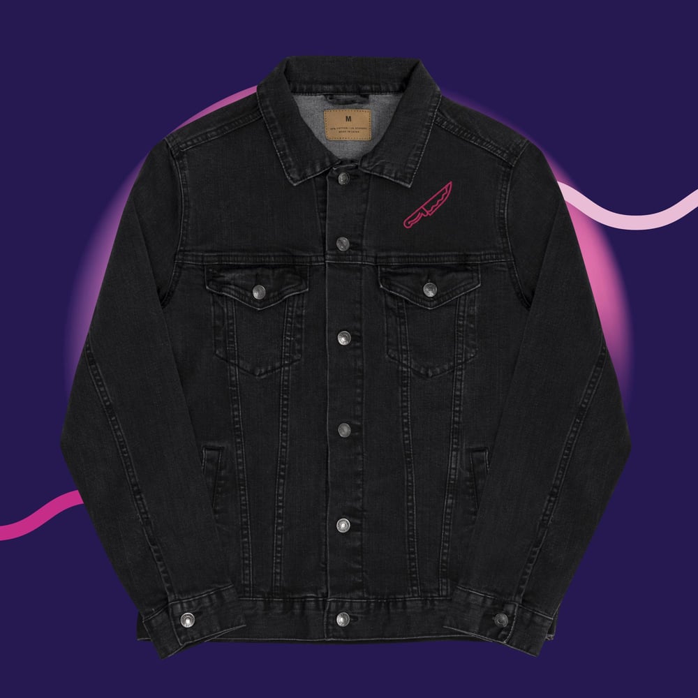 Image of Sibby embroidery Unisex denim jacket