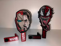 Image 3 of Black Marvel Patch Stands - 3 Pack