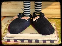 Image 4 of Beth Ann Bunny Doll Rabbit folk art fabric 