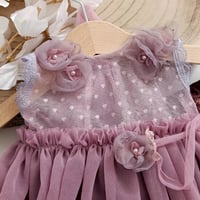 Image 3 of Newborn girls set April | with headband | dusty pink | purple