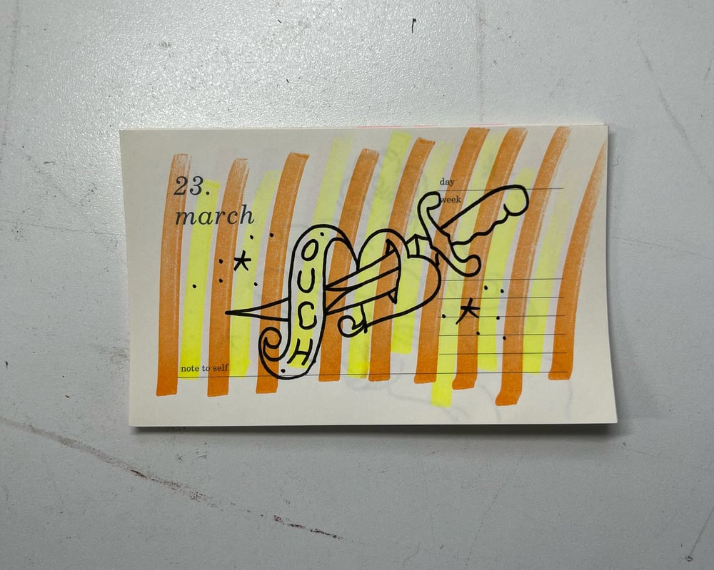 Image of TAT2 Calendar - March 23rd