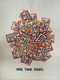 Image 1 of One, Two, Many. (screen print)