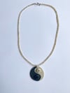 Yin Yang beaded necklace #16