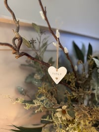 Image 3 of Personalised hanging heart 
