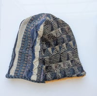 Image 2 of Upcycled Reversible Beanie Cotton Blend 6