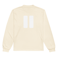 Image 3 of "Pause." Minimalist Premium Heavyweight Long Sleeve