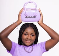 Image 1 of Oval shaped silicone hey pretty girl bag