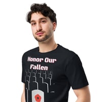 Image 9 of Honor our Fallen: Unisex premium t-shirt