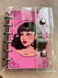 Image 1 of Art By Miss Alice meow clear cover A7 note book