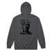 Image of Zip-Up Unisex Logo Back Hoodie 