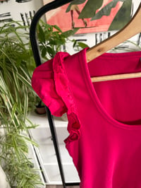 Image 2 of Old Navy tank ruffle sleeves