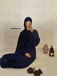 Image 5 of Navy blue Khadija Abaya  