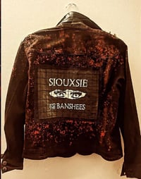 Image 1 of Siouxsie and the banshees denim jacket (repurposed)