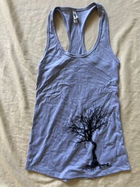 Image 1 of Tree with Headphones Racerback Tank 