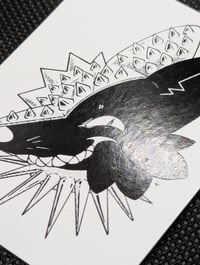 Image 2 of Spiked Fox Sticker