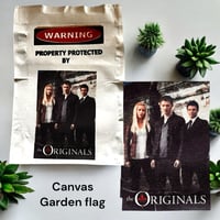 Burlap The Originals garden flag