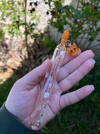 Image 3 of Orange Tabby Whisker Bank! Fancy Hanging style