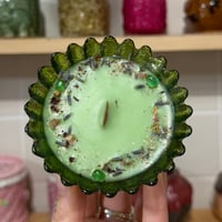 Image 1 of exotic spice scented glitter candle