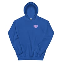 Image 13 of HOT GIRLS HAVE HEART HOODIE - PURPLE
