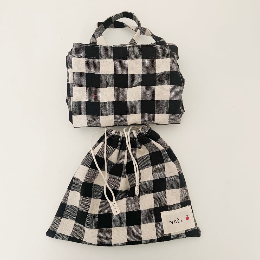 Image of cocon gingham apron 