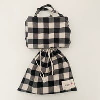 Image 7 of cocon gingham apron 