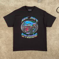 Image 5 of CHROME PANTHER TEE - BLACK