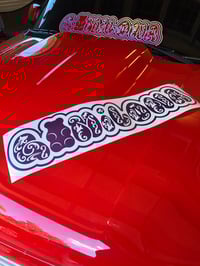 Purple chrome windshield GOMILONA 