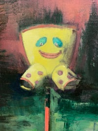 Image 3 of Painting / maleri / "ISLANDS BRYGGE – Malerdrømme og Tankestreger – HF Sønderbro"