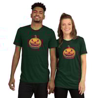 Image 2 of Short Sleeved T-shirt (Adult M/F) - Classic Jack O Lantern