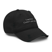 Image 15 of COVID anniversary cap damaged hat 