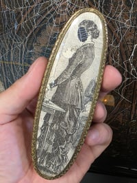 Image 1 of Repurposed Vanity series Victorian faceless with preserved web C.