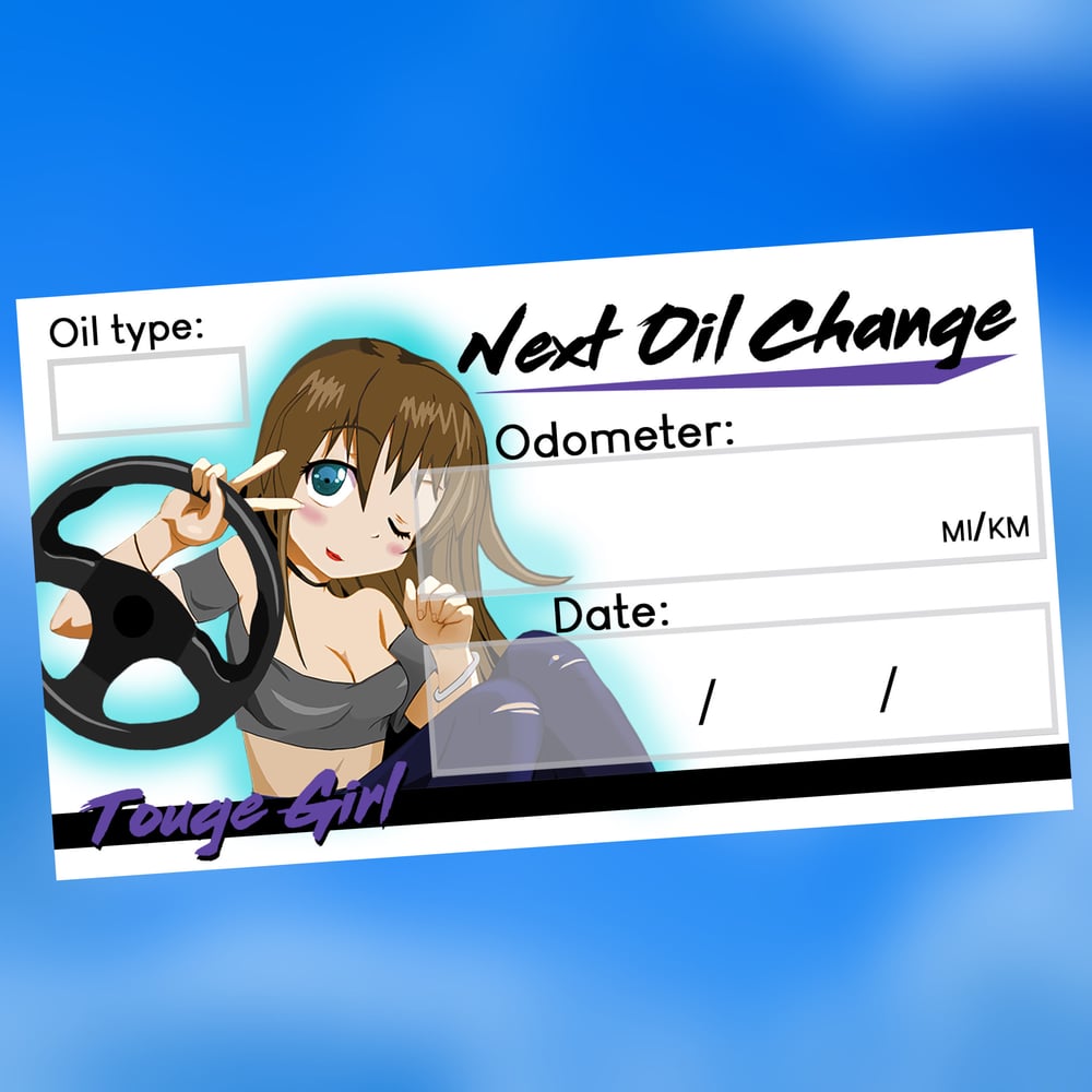 Image of Oil change reminder - 3 Pack
