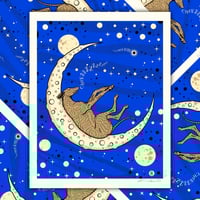 Image 1 of “Sweet dreams are made of cheezzzzzzz“  glow in the dark print 