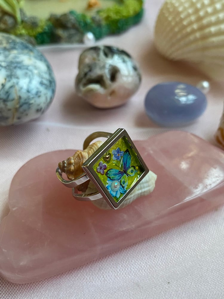 Image of Mossy Butterfly Ring