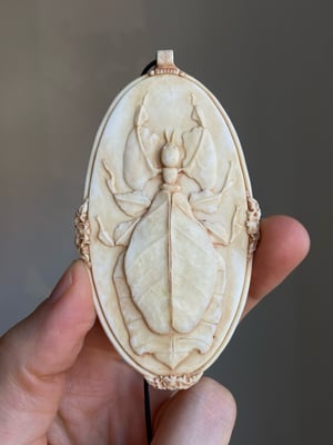 Leaf Insect Pendant Bone