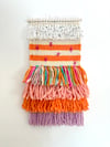 Feeling Peachy. Woven Wall hanging.