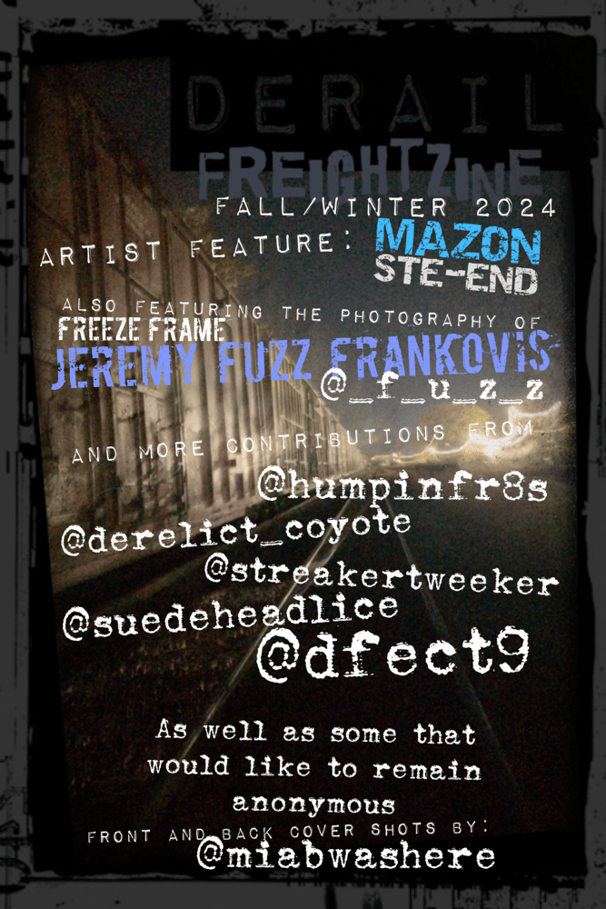 DERAIL freightzine fall/winter 2024
