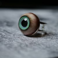 Image 10 of Blue Green Eyeball Ring