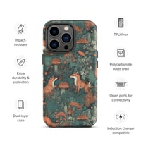 Image 21 of Boho Nature Cottagecore Inspired Fox Among Mushrooms Tough Case for iPhone®