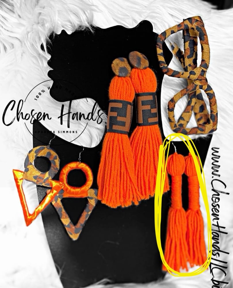 Image of Orange Tassels