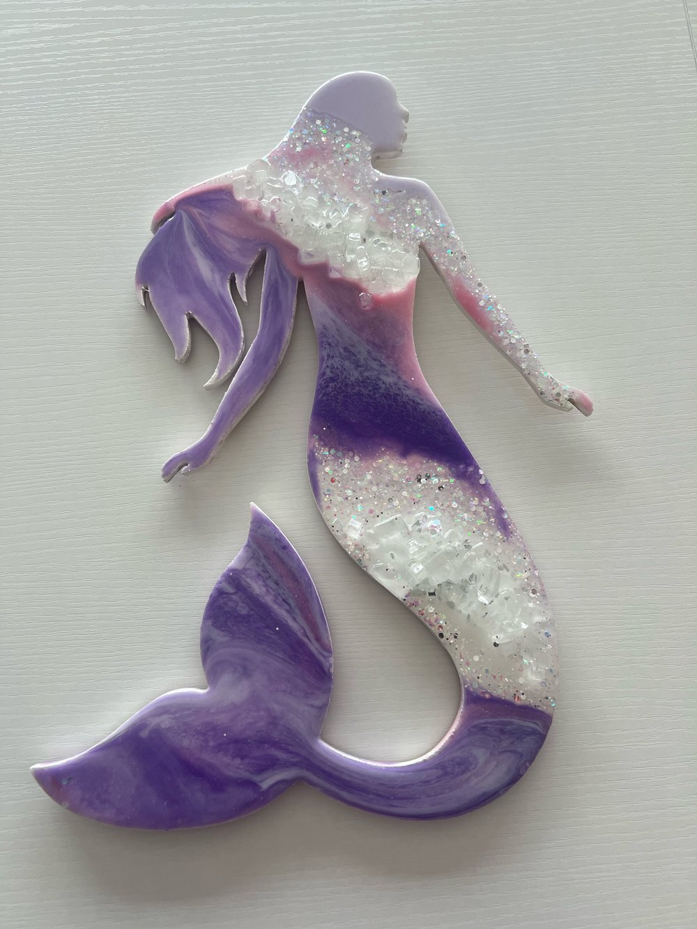 Image of Resin Crystal Mermaid