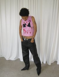 Image 4 of « MY LOVER » PINK CUSTOM TANK TOP 💕💝